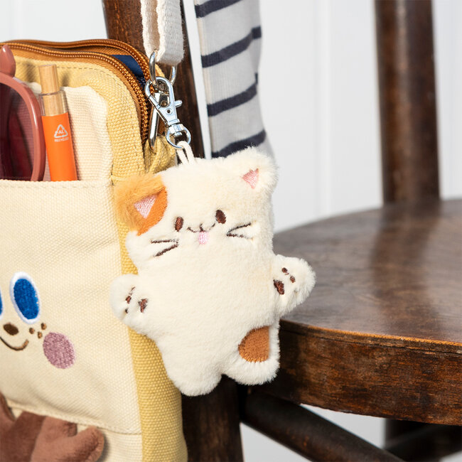 Keyring bag charm Fluffy Cat