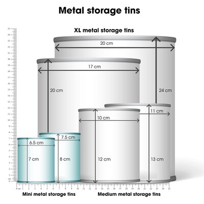 Rex London Aufbewahrungsdosen Wild Flowers Mini Set of 2