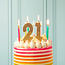 Starter Set 30 candles Glitter gold