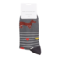 Männer-Socken Bamboo Sausage Dog & Stripes grey