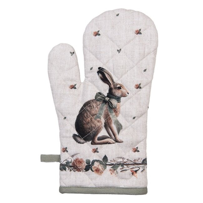 Ofenhandschuh Rabbit & Roses