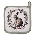 Clayre & Eef Potholder Rabbit & Roses