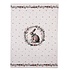 Clayre & Eef Tea towel Rabbit & Roses