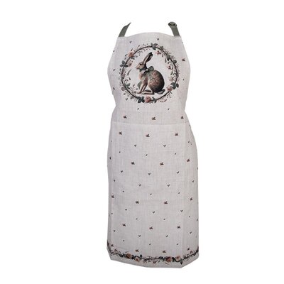 Clayre & Eef Kitchen apron Rabbit & Roses