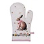 Ofenhandschuh Rabbit & Roses pink