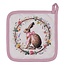 Topflappen Rabbit & Roses pink