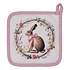 Clayre & Eef Topflappen Rabbit & Roses pink