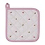 Potholder Rabbit & Roses pink