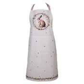 Clayre & Eef Kitchen apron Rabbit & Roses pink