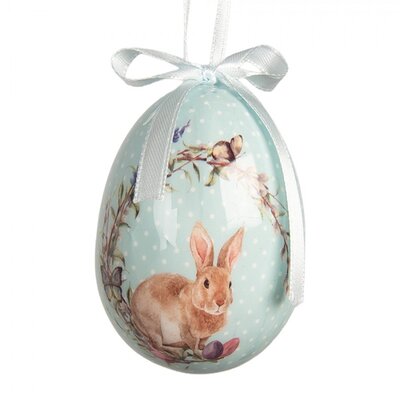 Clayre & Eef Osterhänger Eggs Rabbits & Chicks Set of 9