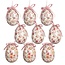 Osterhänger Eggs Petite Flowers pink Set of 9