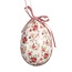 Easter Hanger Eggs Petite Flowers pink Set of 9