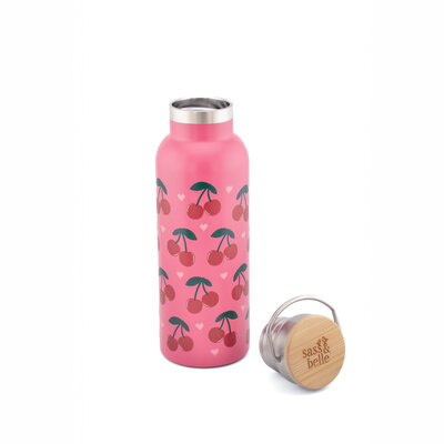 Sass & Belle Water Bottle Cherry