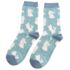 Miss Sparrow Socks Bamboo Bouncy Bunnies duck egg