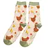Miss Sparrow Socks Bamboo Chicks & Hen cream