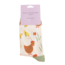 Socken Bamboo Chicks & Hen cream