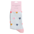 Miss Sparrow Socken Bamboo Multi Hearts blue