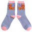 Socken Bamboo Sausage in Shades denim