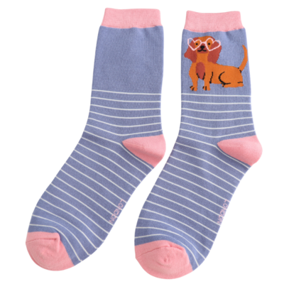 Miss Sparrow Socken Bamboo Sausage in Shades denim