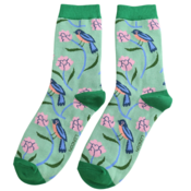 Miss Sparrow Socken Bamboo Sweet Bird mint