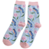 Miss Sparrow Socks Bamboo Sweet Bird powder blue