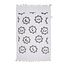 Guest towel Rabbits black-white