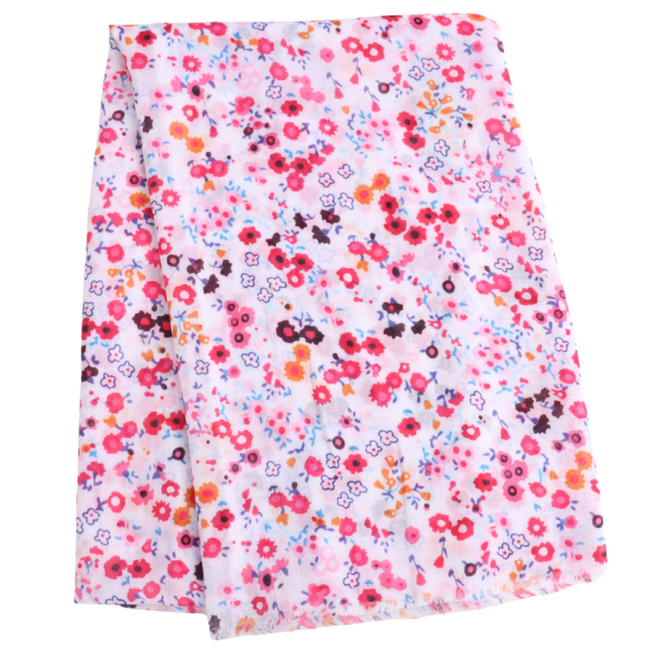 Schal Little Flowers pink