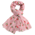 M&K Collection Scarve Cherries light pink