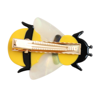 Red Cuckoo Haarclip Bee