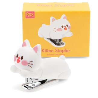 Rex London Mini Stapler Kitten with 1000 staples