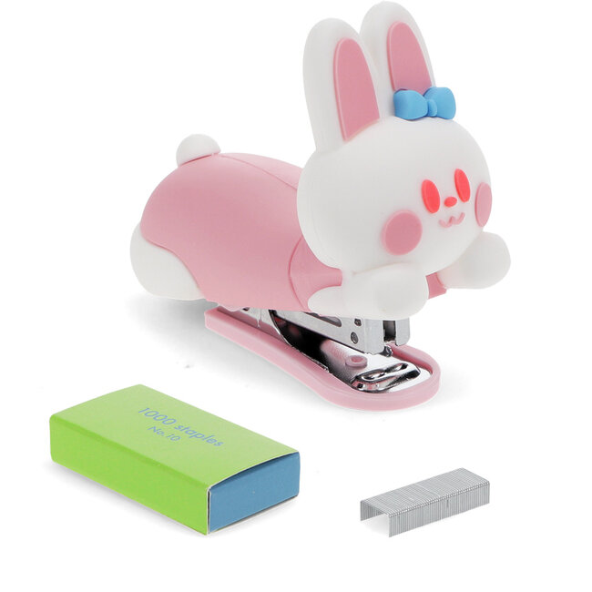 Mini Stapler Bunny with 1000 staples