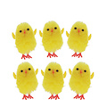 Rex London Fluffy Easter Decorations Mini Chicks Set of 6