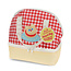 Isolierte Lunchtasche Red Check