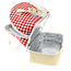 Isolierte Lunchtasche Red Check