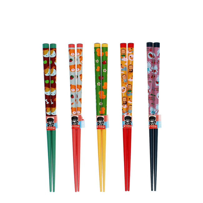 Children's Bamboo Chopsticks Cute Animals