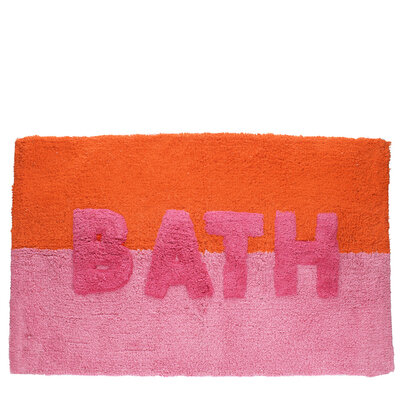 Rex London Bath Mat Bath orange/pink