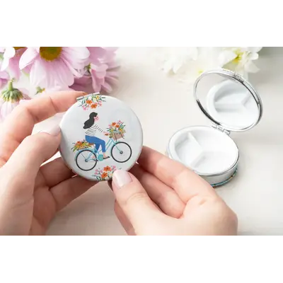 CGB Giftware Pill Box Flower Market