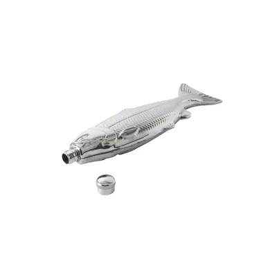 CGB Giftware Hip Flask Steinless Steel Great Plains Fish