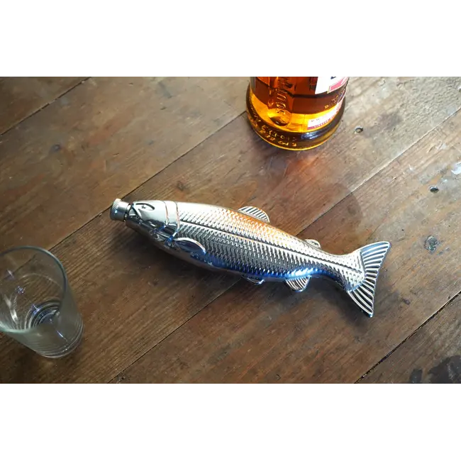 Hip Flask Steinless Steel Great Plains Fish