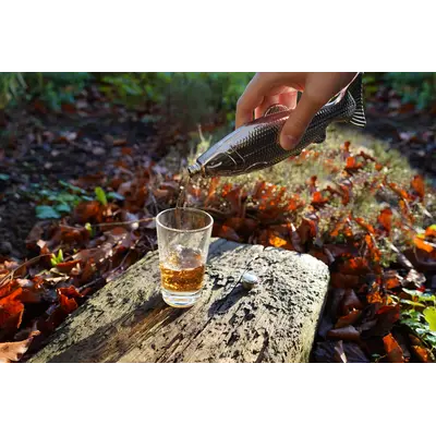 CGB Giftware Flachmann Edelstahl Great Plains Fish