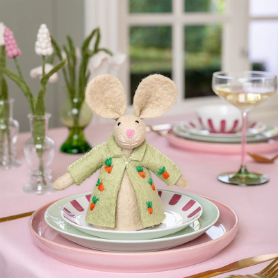 Sjaal met Verhaal Felt Decoration Funny Bunny assorti