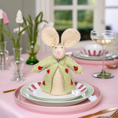 Sjaal met Verhaal Filz-Dekoration Funny Bunny assorti