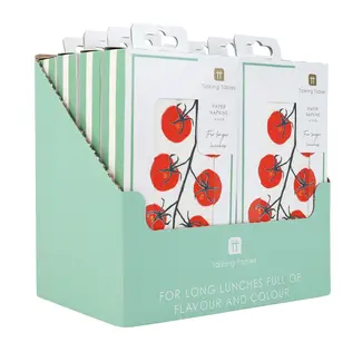 Talking Tables Papierservietten Long Tomato 16-Pack
