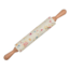 Silicone Wooden Rolling Pin English Garden 43 cm