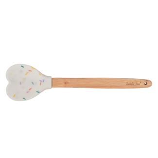 Isabelle Rose Silicone Wooden Scoop Heart 27 cm Sprinkles