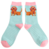 Miss Sparrow Socken Bamboo Sausage in Shades duck egg