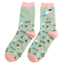 Socken Bamboo Sweet Birdie green