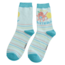 Socks Bamboo Octopus aqua