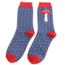 Socks Bamboo Dotted Toadstool denim