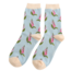 Miss Sparrow Socken Bamboo Foxglove light blue